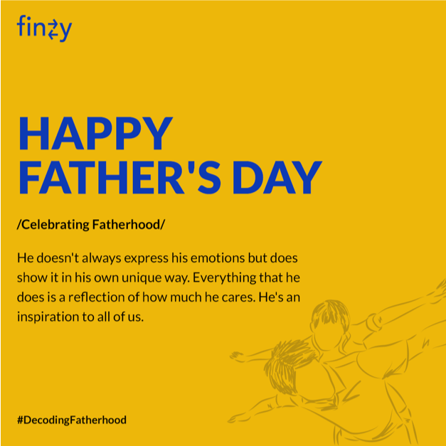 finzyindia's tweet photo. Here’s a heart-warming thought to the cheerleader of our lives. Finzy wishes everyone Happy Father’s Day!
#DecodingFatherhood
#FathersDay2019 #FathersDay https://t.co/dzzshqn6XP