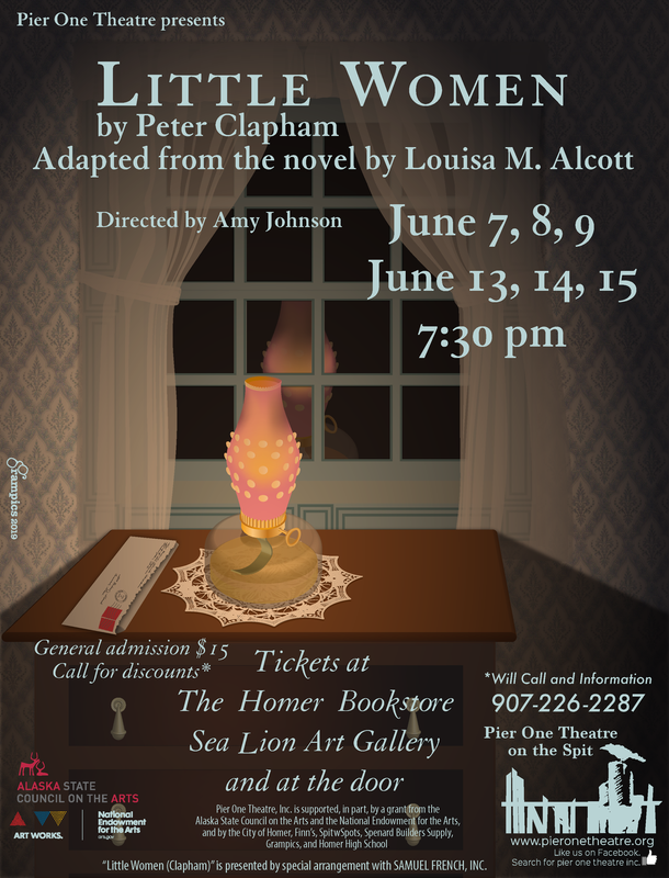 AlaskanSuites's tweet image. Enjoy some classic entertainment all summer long at Homers very own Pier One Theater on the Spit....Tonight catch the last act of "Little Women" at 7:30pm!