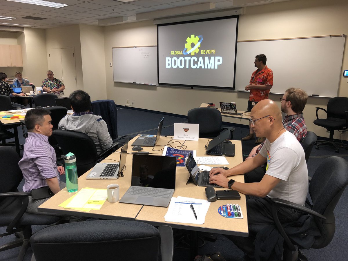 DanaEpp's tweet image. Team 3 is preparing to &apos;automate the things&apos;. GO #CYLONS! #gdbc #Vancouver-Team03 @gdevopsbc