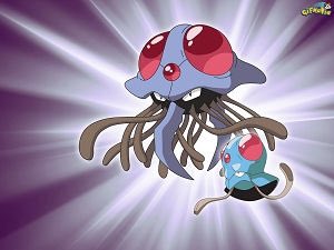 茉莉 そのほかのクラゲのようなデザイン の子達 1枚目のプルリルも鳴き声可愛い オスとメスでだいぶデザイン違う ところも結構好き ただ個人的に 進化後のブルンゲルはオスの方が 好きです T Co Nox58qo804 Twitter