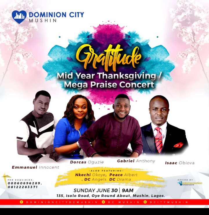 DCmushin's tweet photo. #30thJune2019 ...kindly save the date #Midyear #Thanksgiving #mushin #dominioncity https://t.co/HsSwTju1gQ