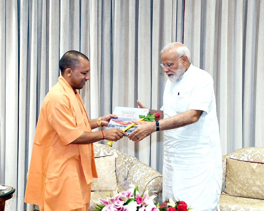 myogiadityanath's tweet image. आज नई दिल्ली प्रवास के दौरान माननीय प्रधानमंत्री आदरणीय श्री @narendramodi जी से शिष्टाचार भेंट की।
उनसे मिलना सदैव ही सकारात्मक ऊर्जा और प्रेरणा का संचार करता है।