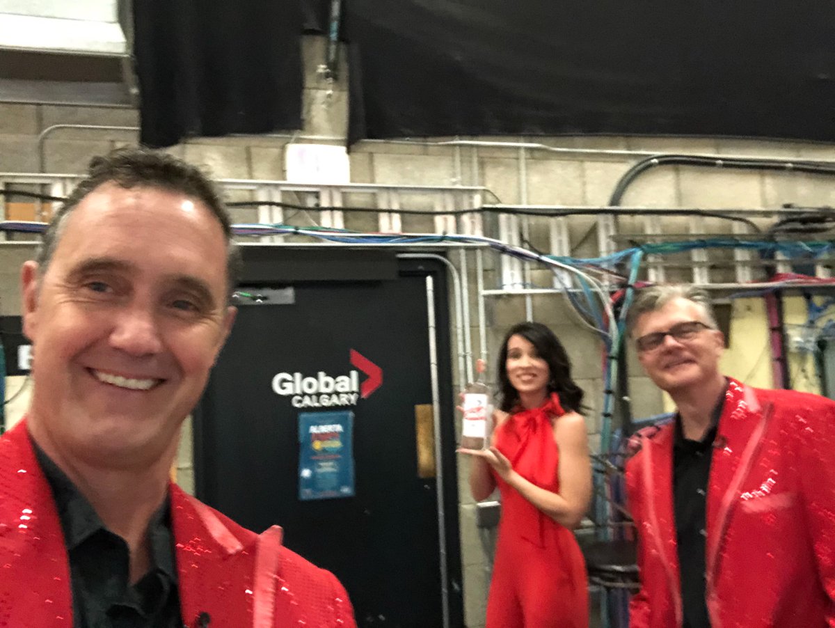 Fun to be back on the <a href="/GlobalCalgary/">Global Calgary</a> morning news again! Brought back memories with @Gord_Gillies and Barb back in the day!