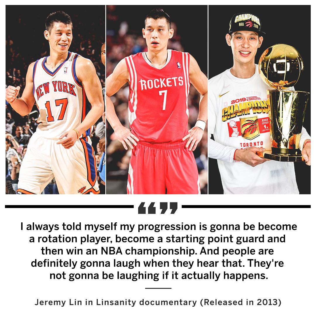 Jeremy Lin spoke it into existence. (h/t PZinger6/Reddit)