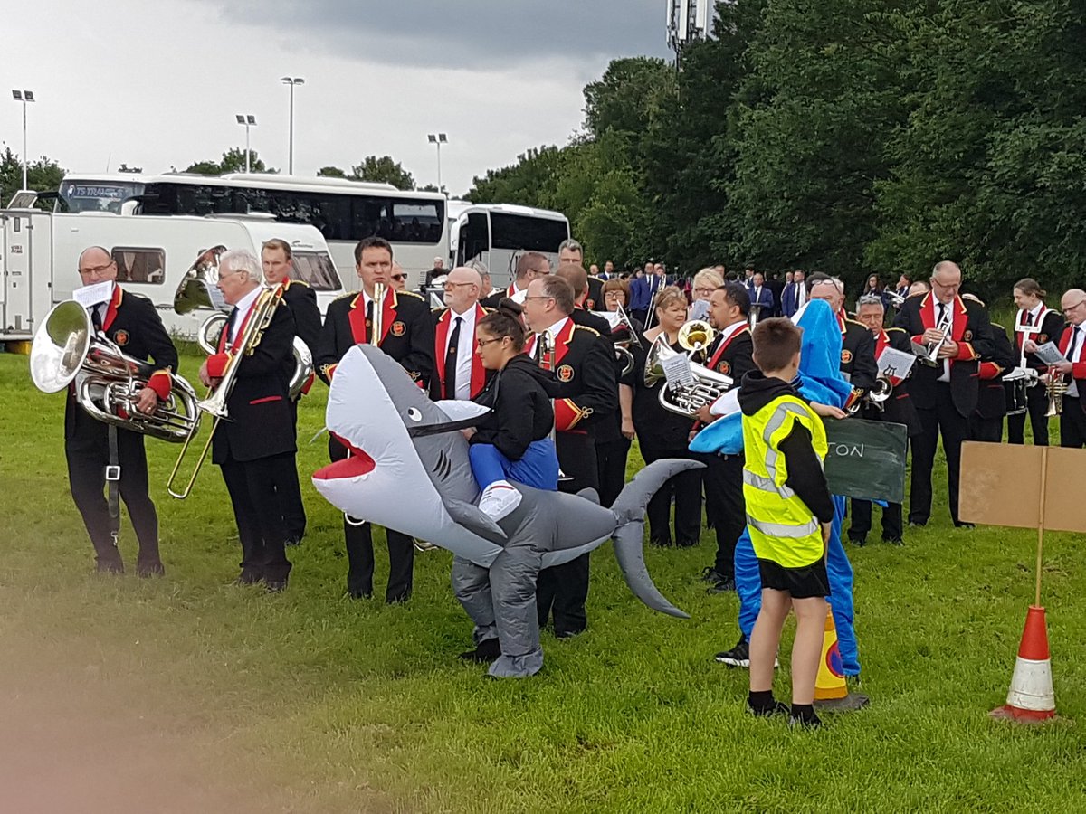 Another successful year for the Bolton Hoover Brass Band for coming top third section band in three villages and 3rd in another!!! I think we also deserve an award for best band mascots. #whitfriday #WhitFriday2019 #whitfriday19 #whitbrass19 #brassband #brass #livemusic #band