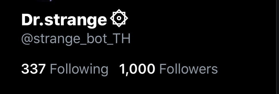 ขอบคุณสำหรับ 1,000 Followers ของผมนะครับ แม้ว่าช่วงหลังผมจะยุ่งจนอาจจะไม่ได้ทำหน้าที่บอท หรืออาจจะไม่ได้เป็นบอทที่สมบูรณ์แบบ แต่ผมก็ขอบคุณทุกๆคนที่ไม่ทิ้งผมไปไหน ขอบคุณจริงๆนะครับ