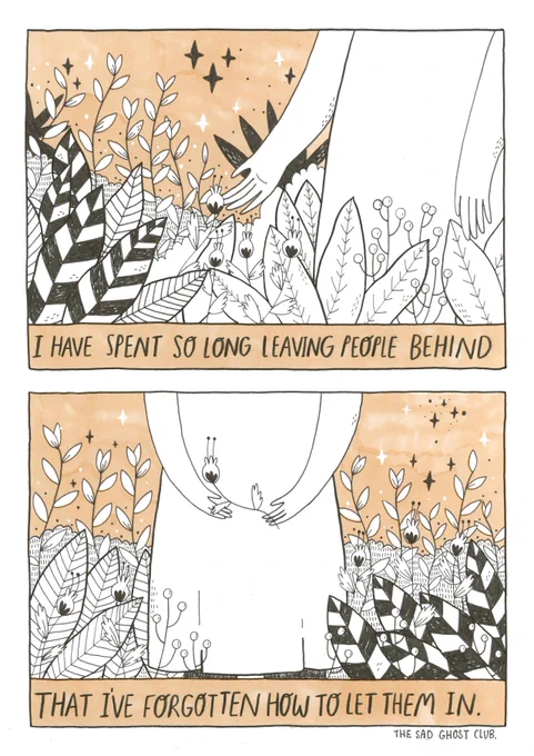 Letting people in is so hard when we've felt closed off for so long... How do you ghosties deal with this? Do you have any tips to share? ?? 