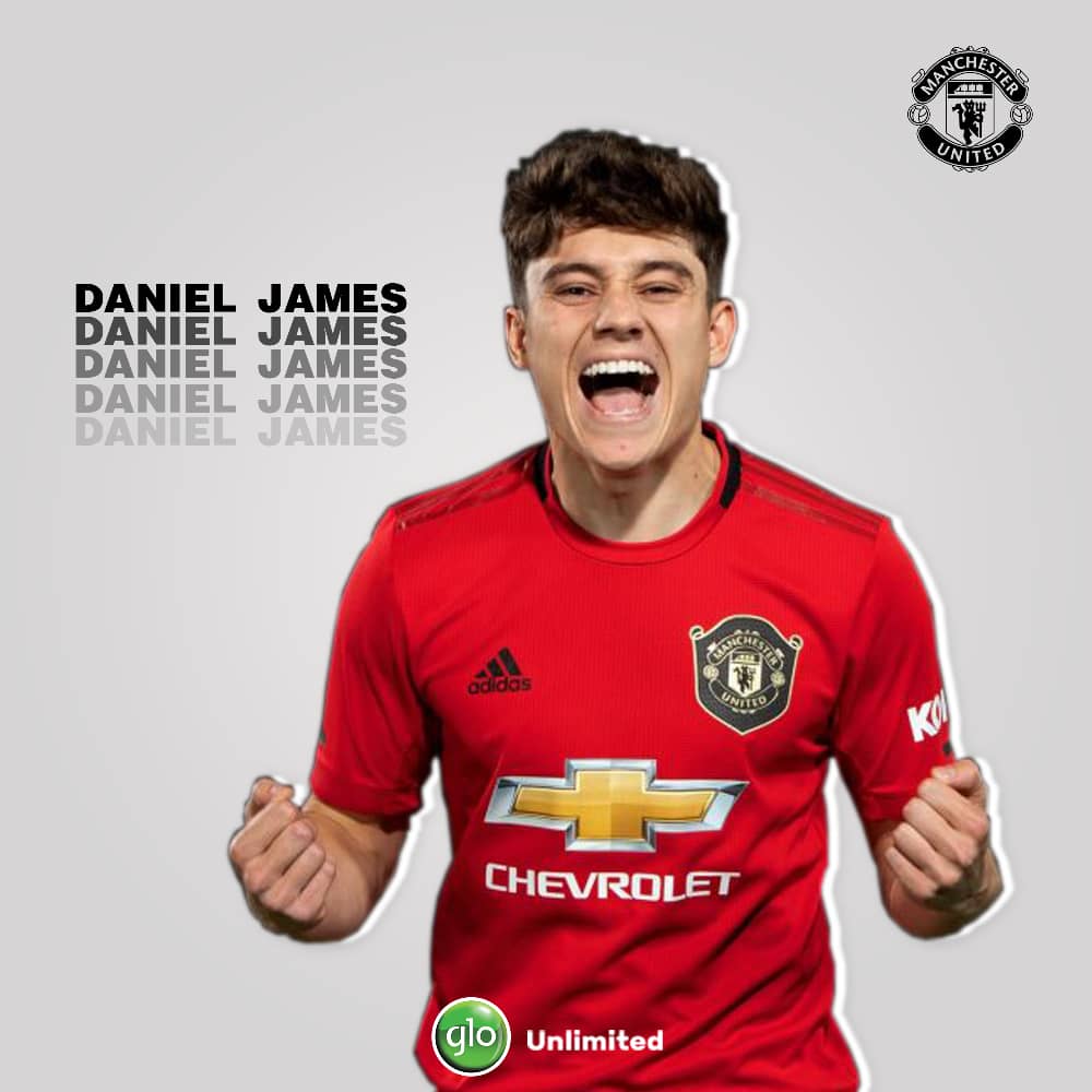 GloWorld's tweet photo. Do you think Manchester United’s latest signing Daniel James will be a hit or miss at Old Trafford? #GloSportsWeekend https://t.co/b0PAZhmzvr