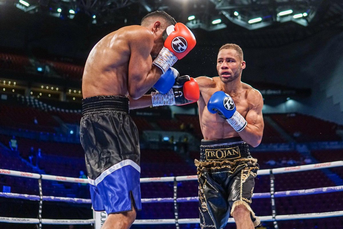 FrankWarren's tweet photo. Stoppage win for unbeaten Middleweight Troy Williamson, improving his slate to 11-0-1 (8 KOs) 💥 #WarringtonGalahad https://t.co/fbSYfUCUkN