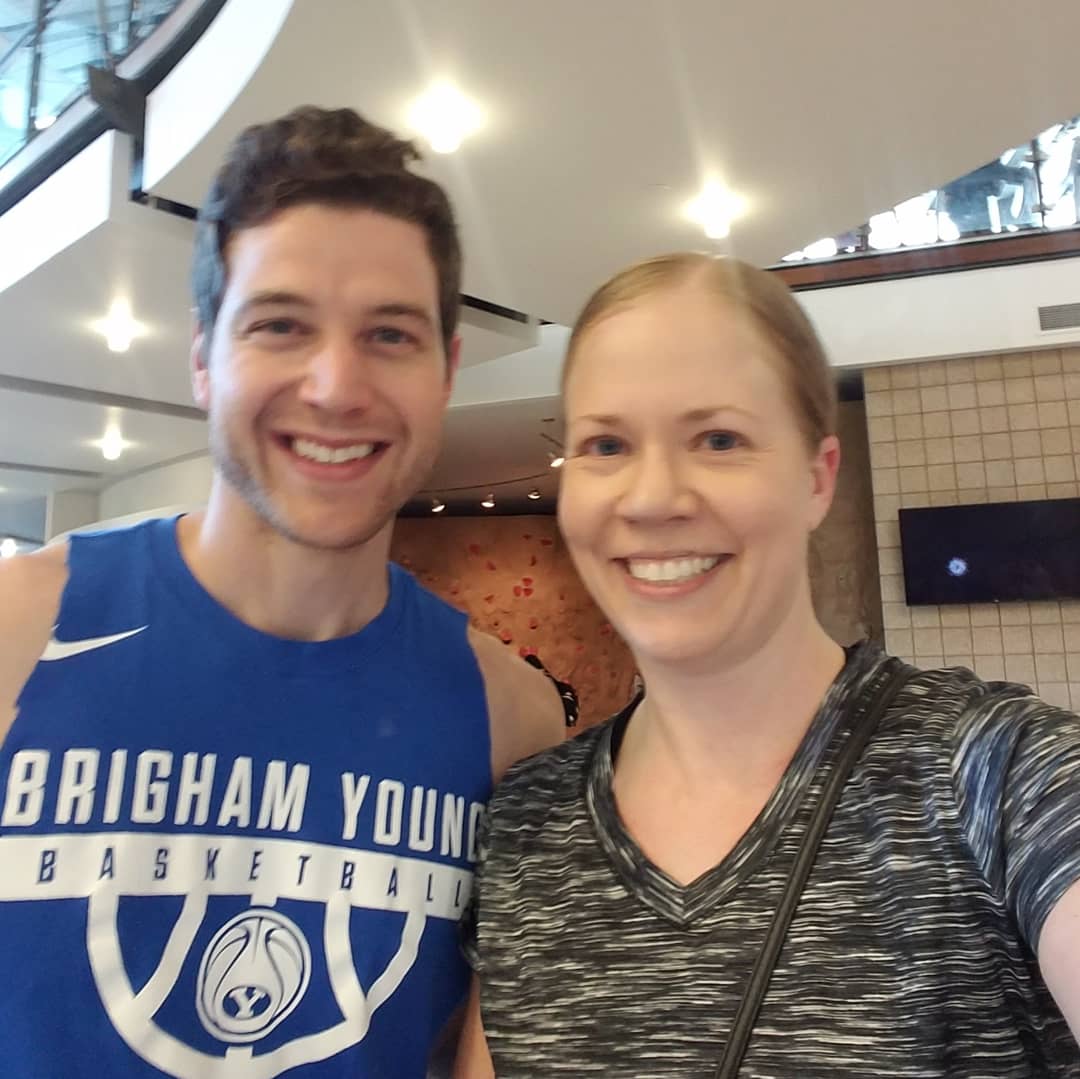 tashalynne19's tweet photo. Sometimes going to the gym on Saturday morning REALLY pays off! #Jimmertime #myhero #BYUSN https://t.co/6jexj5pDIP