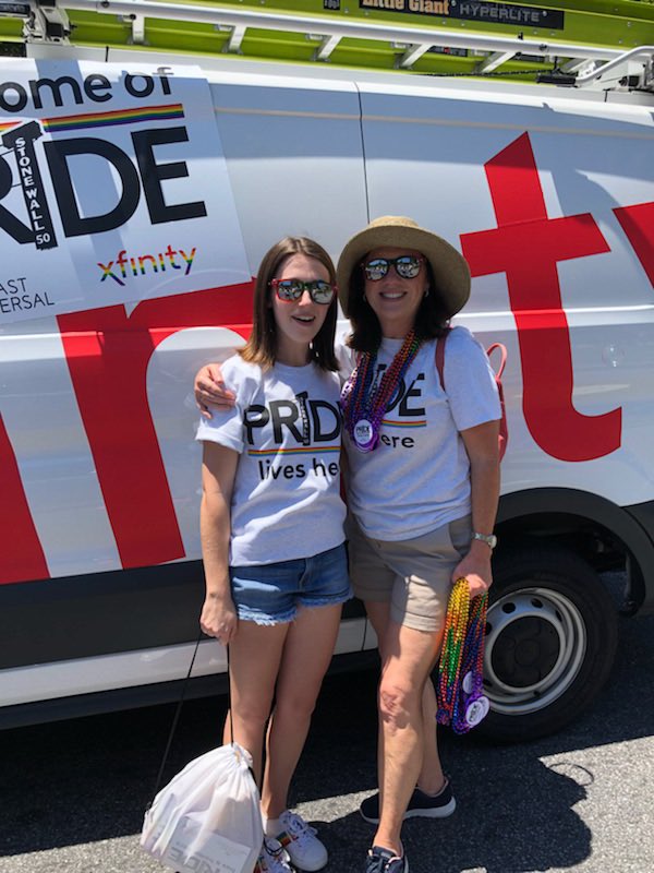 Baltimore Pride with the daughter and ⁦<a href="/OUTComcast/">We Moved ⏩ @Comcast</a>⁩ ⁦<a href="/ComcastBeltway/">We've Moved ⏩ @Comcast</a>⁩