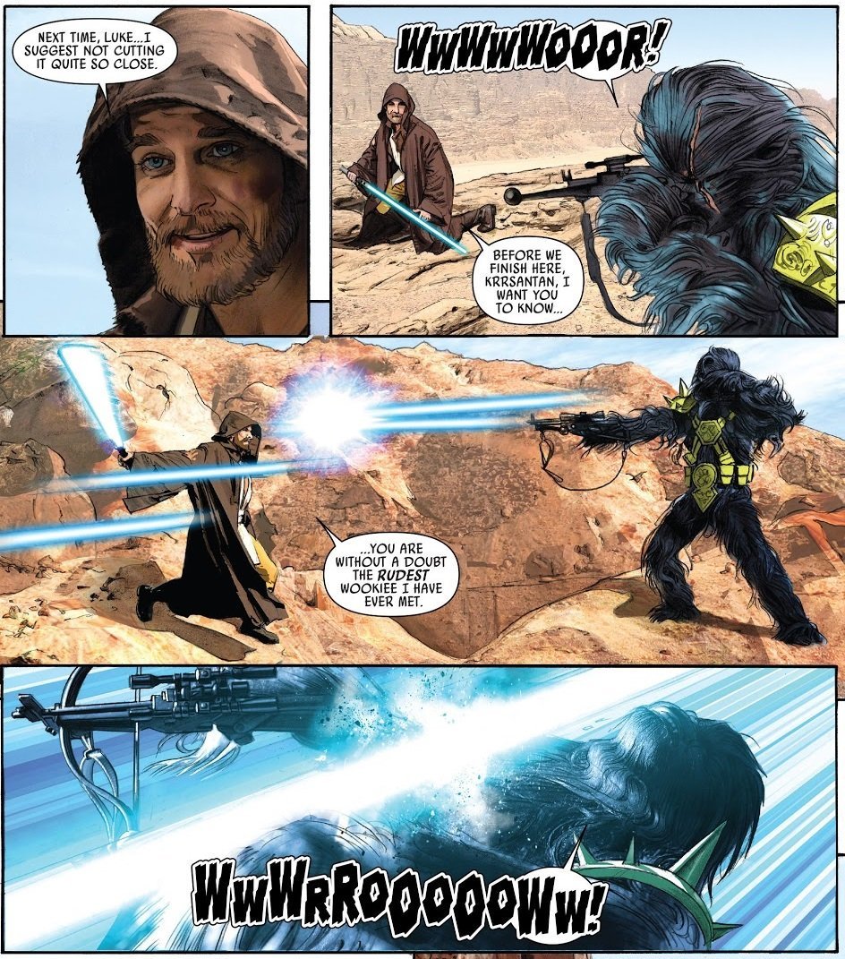 All Things Kenobi on Twitter: "Black Krrsantan was a bounty hunter that Jabba sent for Obi-Wan on Tatooine… "