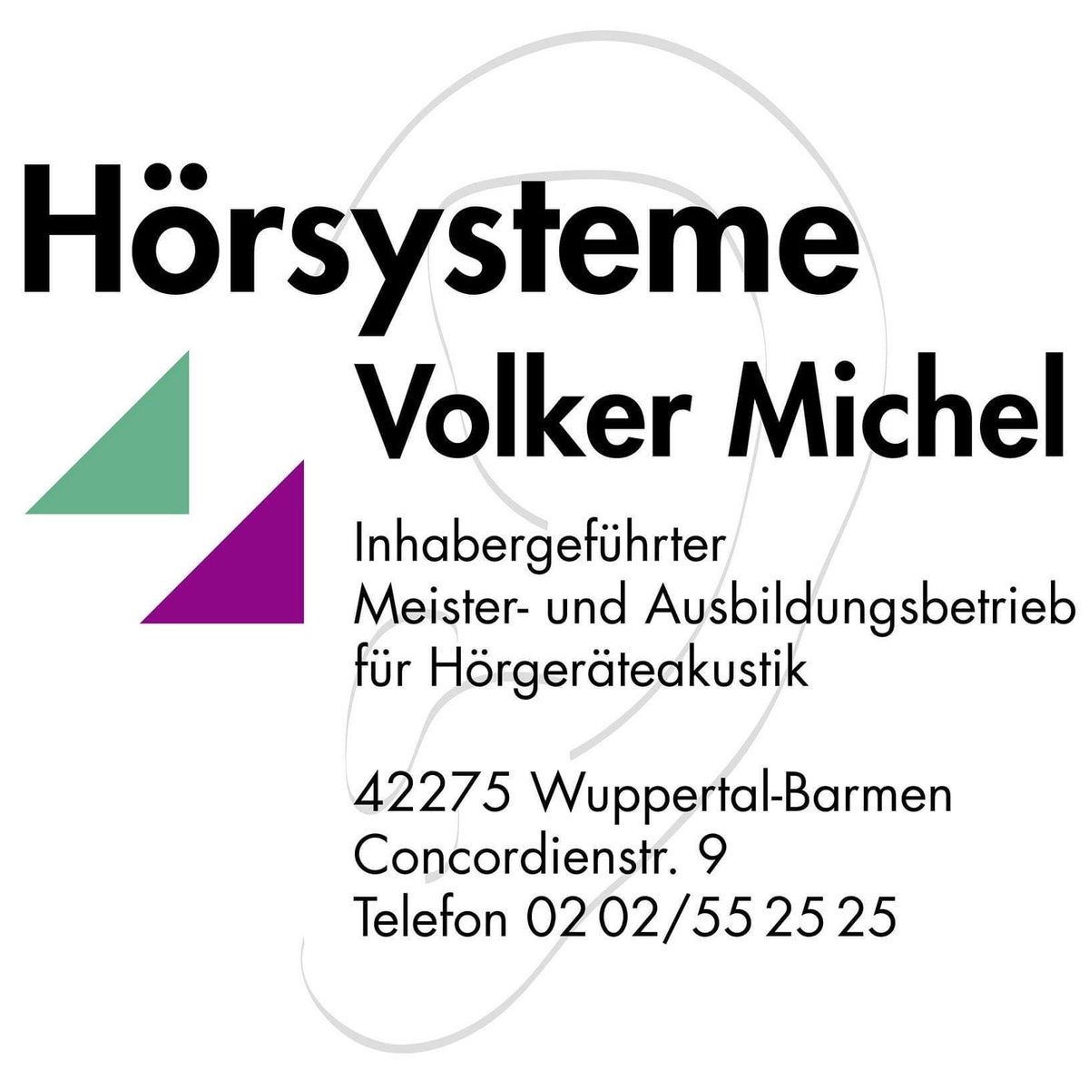 Liebe Twitter-Gemeinde! 
Nun sind wir auch hier vertreten. Seit 1993 sind wir in Wuppertal Ihr professioneller Ansprechpartner für gutes Hören. #Wuppertal #hörtest #beratung #quality #service