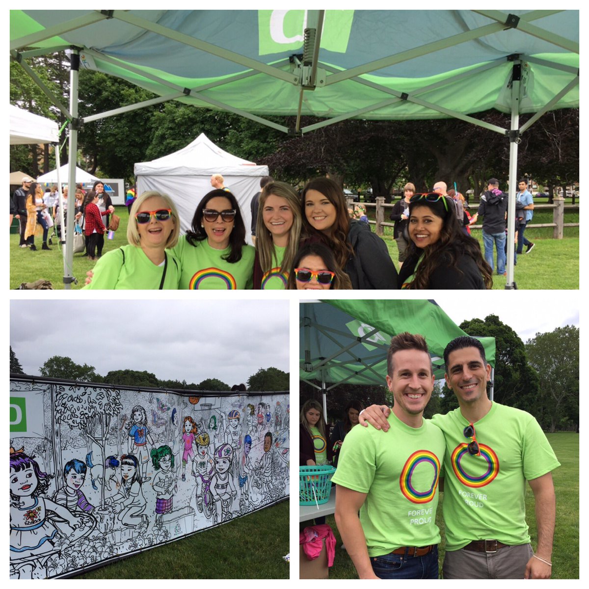 Amazing group representing TD at Pride Festival Gage Park 🌈🌈<a href="/tomnicholas55/">Tom Nicholas</a> <a href="/trombetta_elena/">Elena Trombetta</a> <a href="/drc0274_diane/">Diane Cisternino</a> @wazhmahamidi @Alacobelli _td