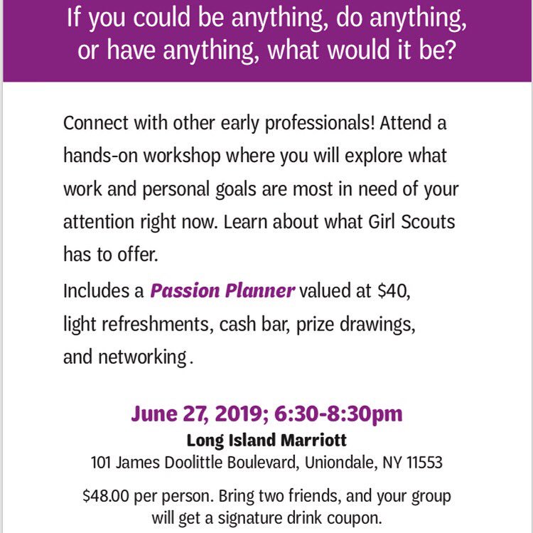bit.ly/2YHaas4   #joinus #investinyourself #girlscoutnetwork #girlscouts #nextgenleaders