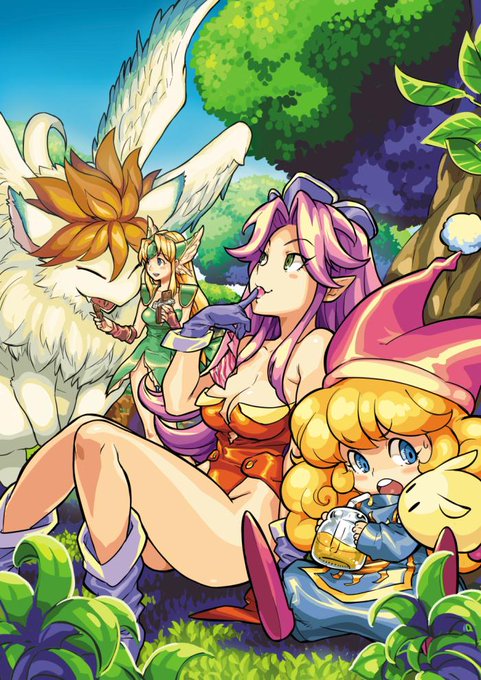 聖剣3ははじめてゲームのサントラを買った思い出深い作品でもあるのでリメイク楽しみ
プロローグの船で旅立つシーンの曲フルで聞きたくて買ったんだったなぁ
2010年にサイド1さんのイラスト本に寄稿した聖剣3過去絵 