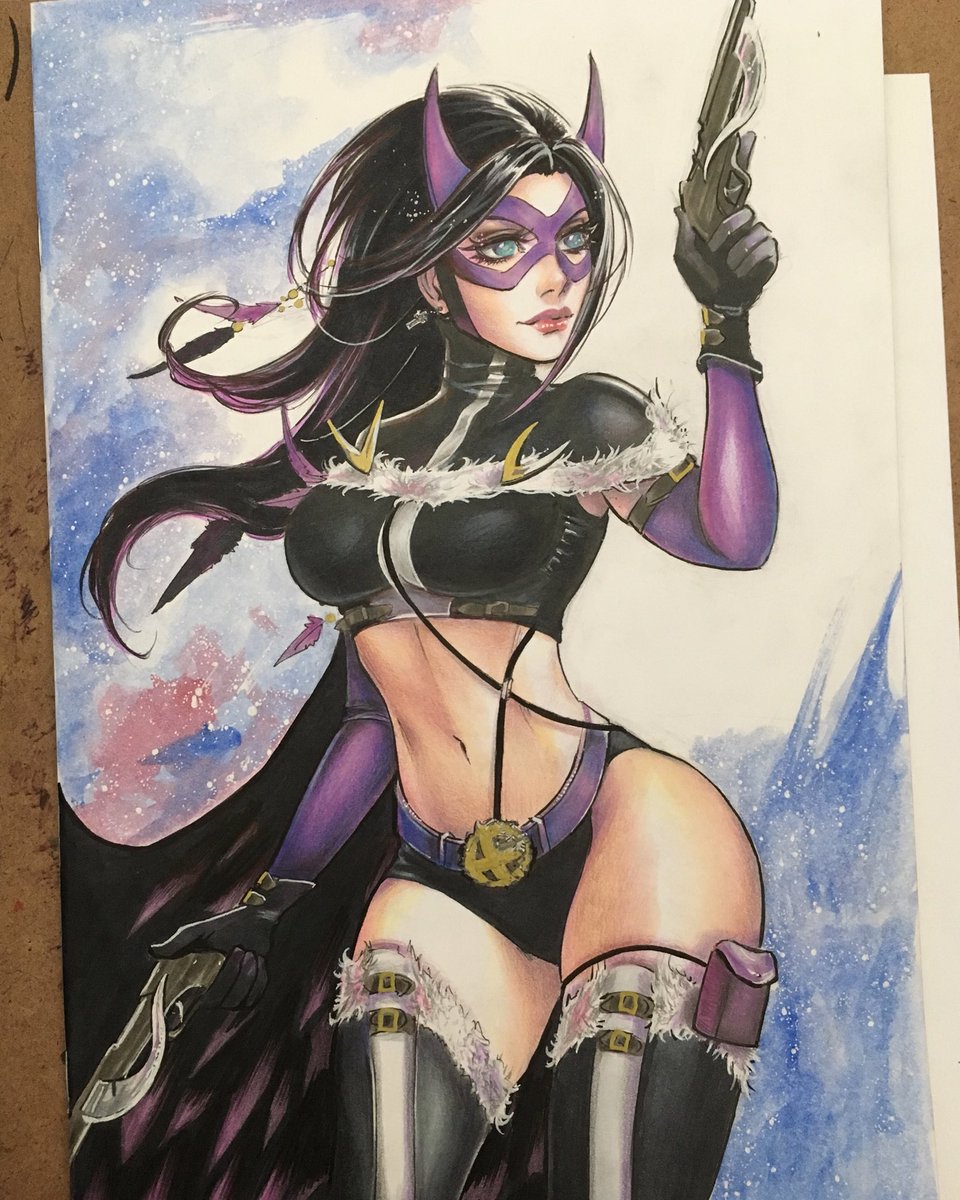 ColletteCTurner's tweet image. Huntress for a friend. They let me have some free reign with what she was wearing, which apparently means fur trim? :-) 

For anyone at Heroes I am at table 1419, having a great time so far!
