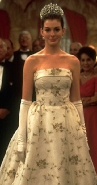 Bcasstastic's tweet photo. Honestly a little disappointed that I didn’t think of getting an exact replica of Mia’s ball gown from the Princess Diaries for my wedding dress https://t.co/1RwJtNE4aH