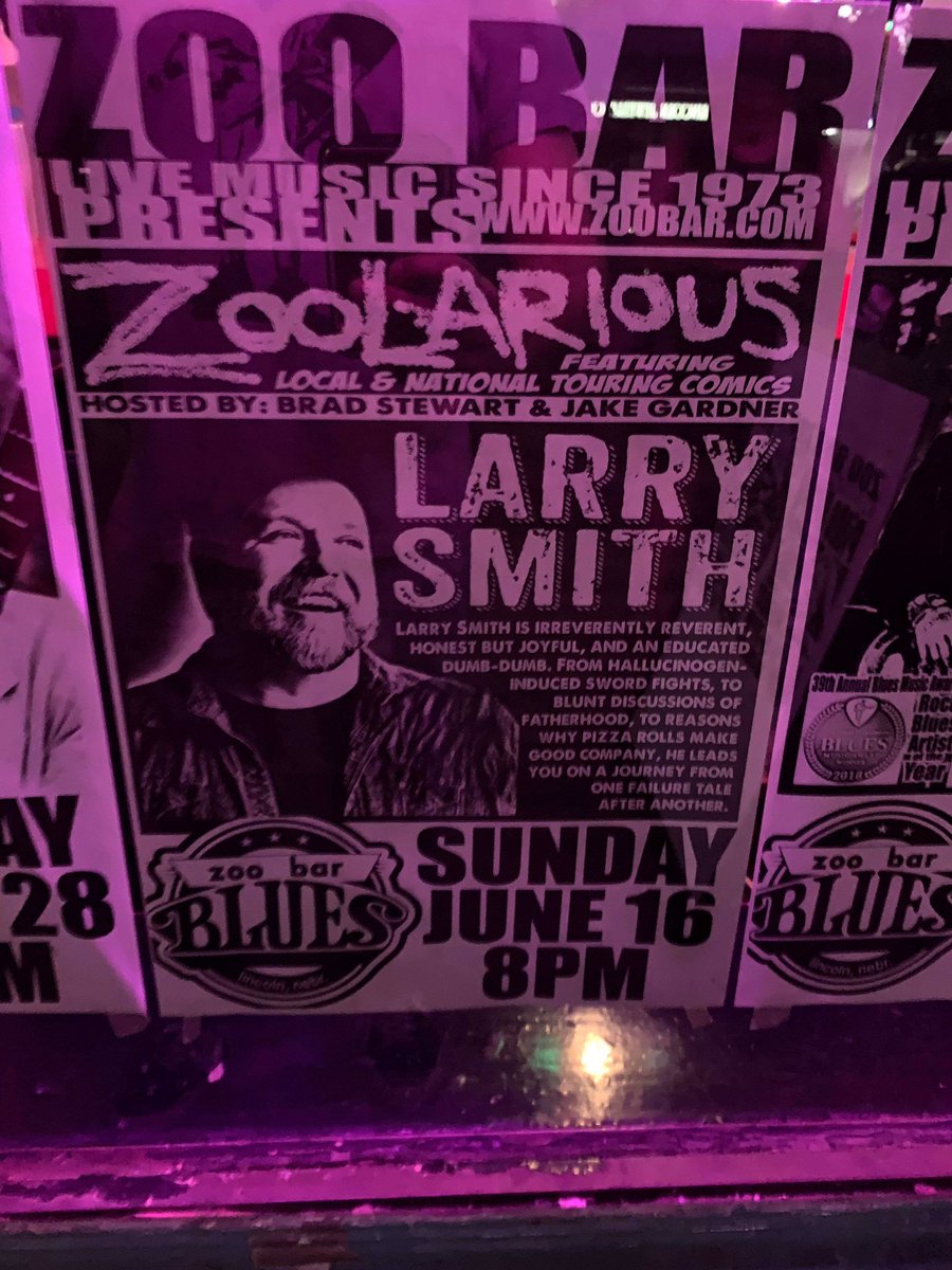 poundsmith2's tweet photo. No show tonight, the long story got longer but had a nice ending, so I find myself free for an evening. This is just fine because it means I can hang out with the best person I know. However, tomorrow night, oh tomorrow night, Zoo Bar! Lincoln, NE! Tell your friends! https://t.co/FIOgY1Bmun