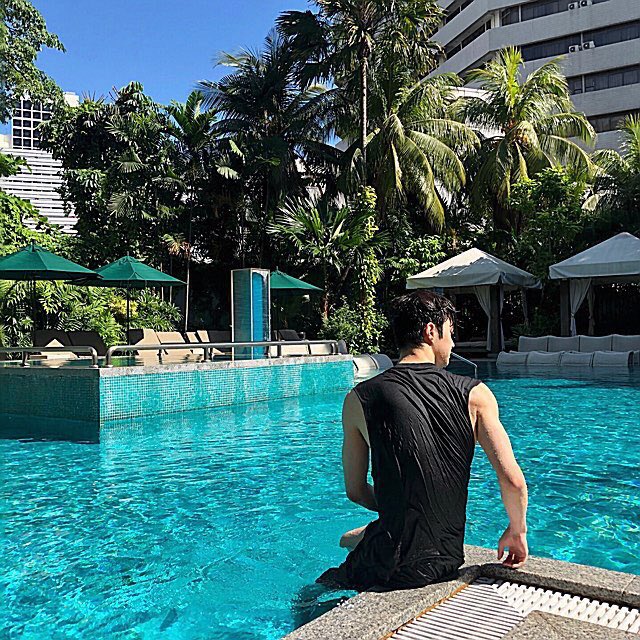 It's been a while~ just went out for a swim