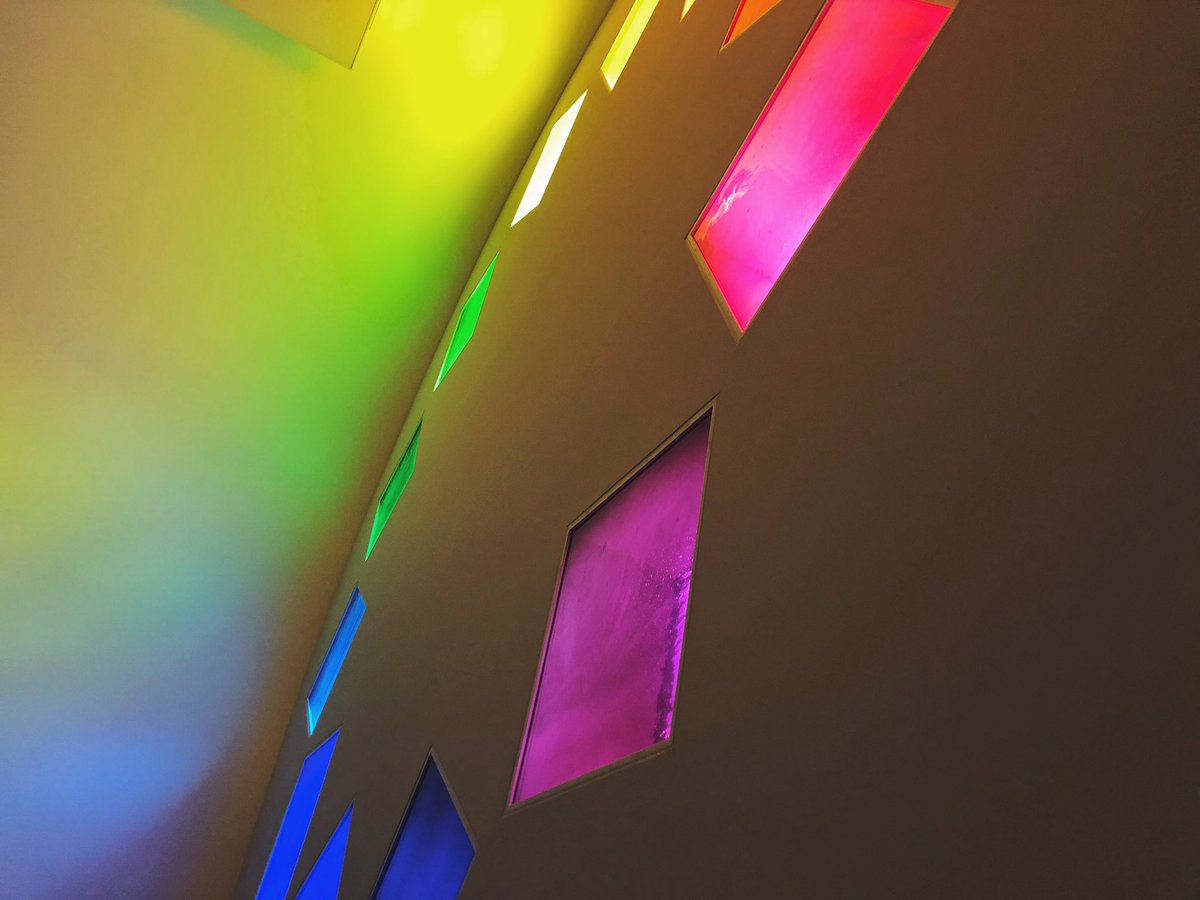 Salituri's tweet photo. Last month, I had the opportunity to see the final work by one of my favorite modern artists, the late Ellsworth Kelly.

I highly recommend a visit to this 'secular chapel of creativity' if you’re ever in Austin.

#art #blantonmuseum #ellsworthkelly #ellsworthkellyaustin https://t.co/kzxCcGMsdK
