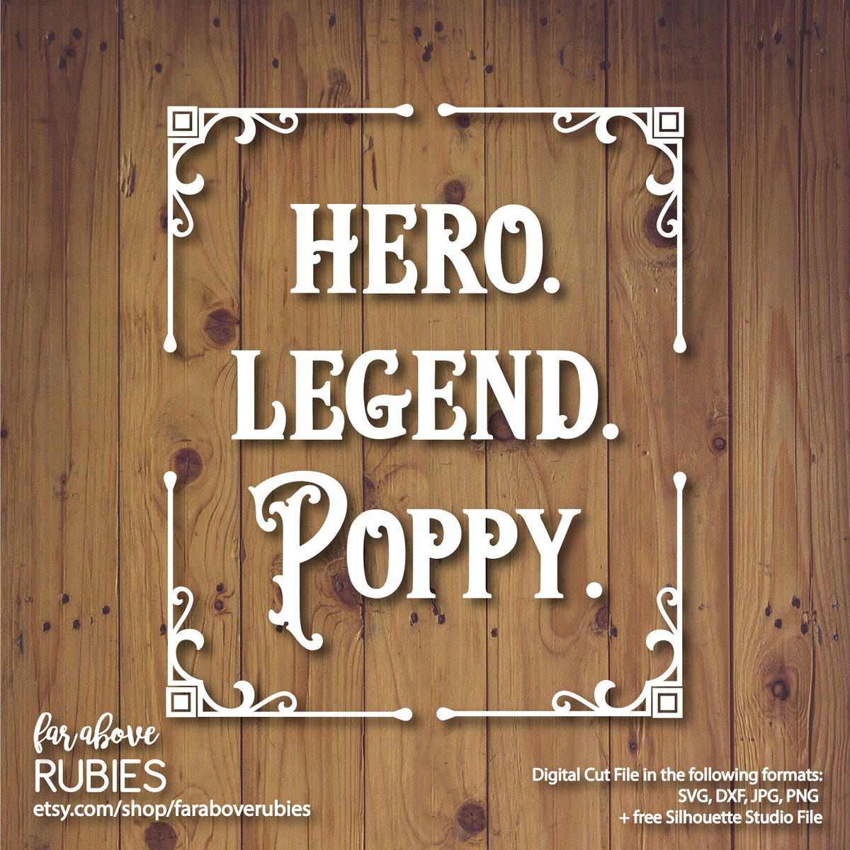 Download Faraboverubies On Twitter Hero Legend Poppy For Grandfather Father S Day Western Digital Cut File For Silhouette Or Cricut Https T Co 6ynjtgkc2k Etsyshop Babyshower Fathersday Papaw Hero Legend Poppy Western Svg Https T Co Jeancdmnj3 SVG, PNG, EPS, DXF File