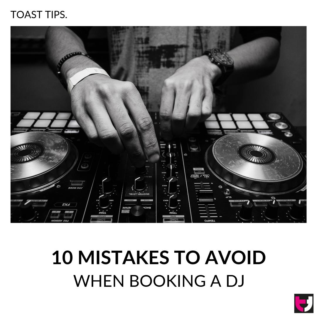 ToastFunctions's tweet photo. Thinking about booking a DJ? 
Avoid these top 10 school-boy errors! 🙈

Click the link for our quick guide... https://t.co/ujKL4hQy0U
 #toastdjs #toastfunctions https://t.co/IXa5177Tg2