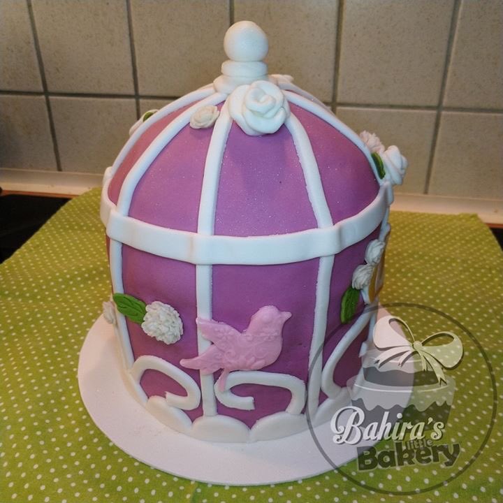 A birdcage cake for my auntie for her birthday party! 🐦🎂
inside: chocolate cake and chocolate ganache with a touch of apricot jam 🍫🍑