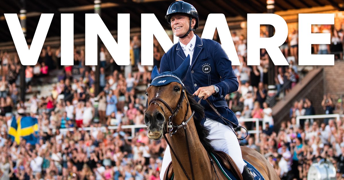 SVTSport's tweet photo. Peder Fredricson och All In vann Grand Prix-hoppningen i Global Champions Tour-tävlingen i Stockholm 🌟 https://t.co/kaEoLFBdZJ #GlobalChampionsTour #ridsport https://t.co/5FDYHXPny9