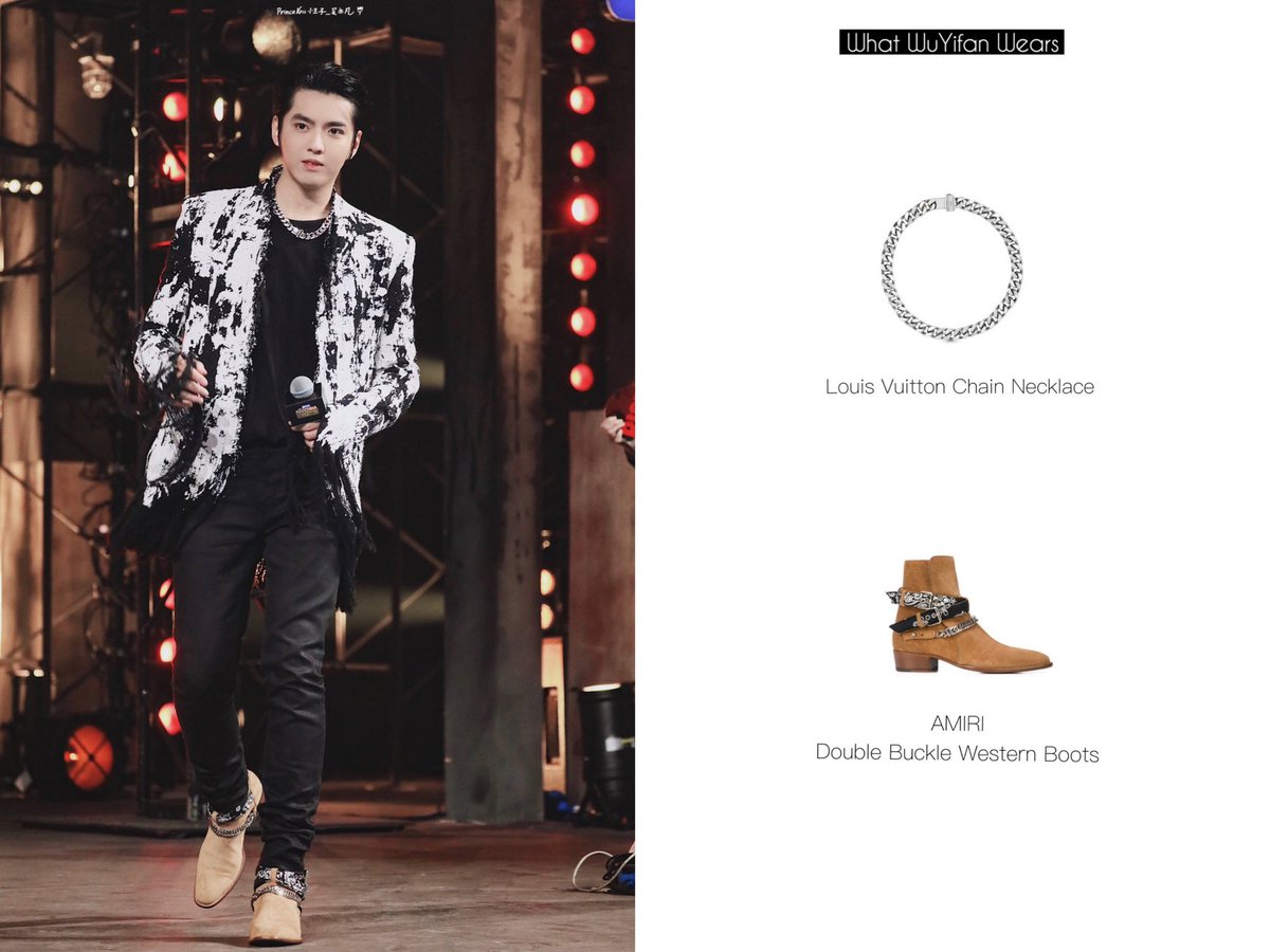 amiri western chain boot