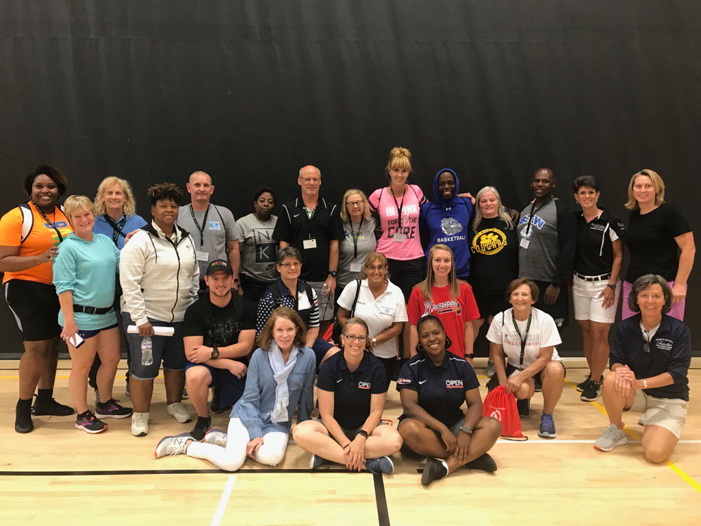 DRice_PE's tweet image. Gr8 APS teachers at PE Summer Institute Kennesaw State@APSCAO @CarstarphenMJ @TMunn_PLC @hpchief #TandLworks