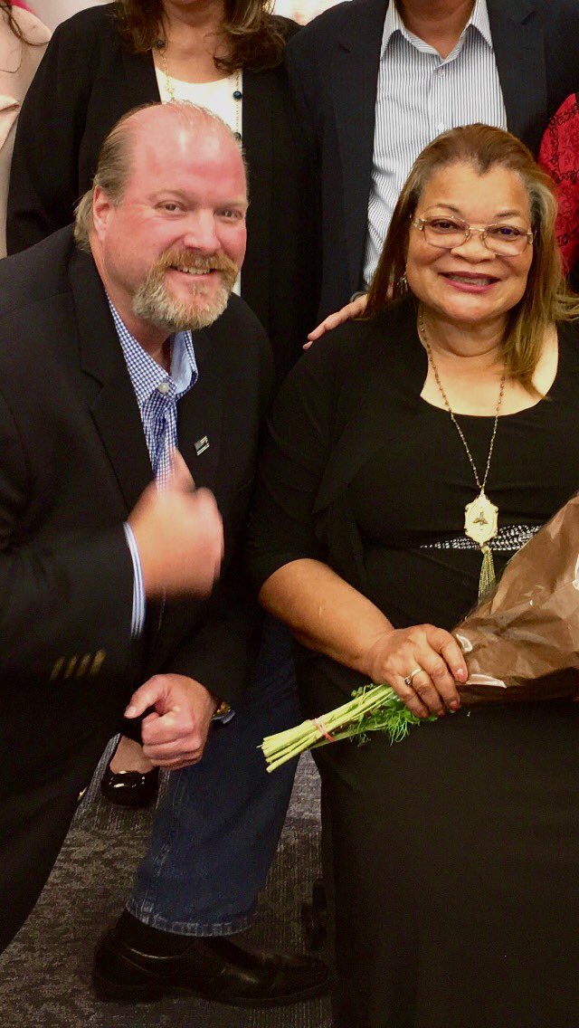 ScottSaxman1's tweet photo. Had the distinct Honor today to meet Dr. Alveda King after she spoke to #NCWE Group in Baltimore,MD. Such amazing work she does for the communities, Nation and World for everyone. She carries on that legacy of MLK and his message as well as creating her own mark on History!! https://t.co/GsjAPk3raQ
