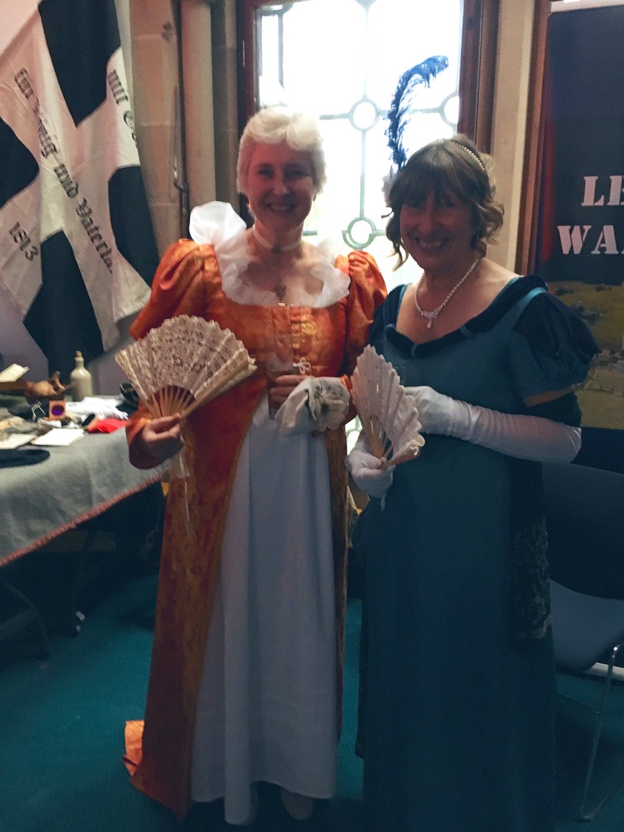 WaterlooReplay's tweet photo. The costumes on display this evening are so lovely! Brussel’s finest are out in Glasgow tonight #DuchessOfRichmond #WaterlooReplayed https://t.co/oeNGtq7xVa