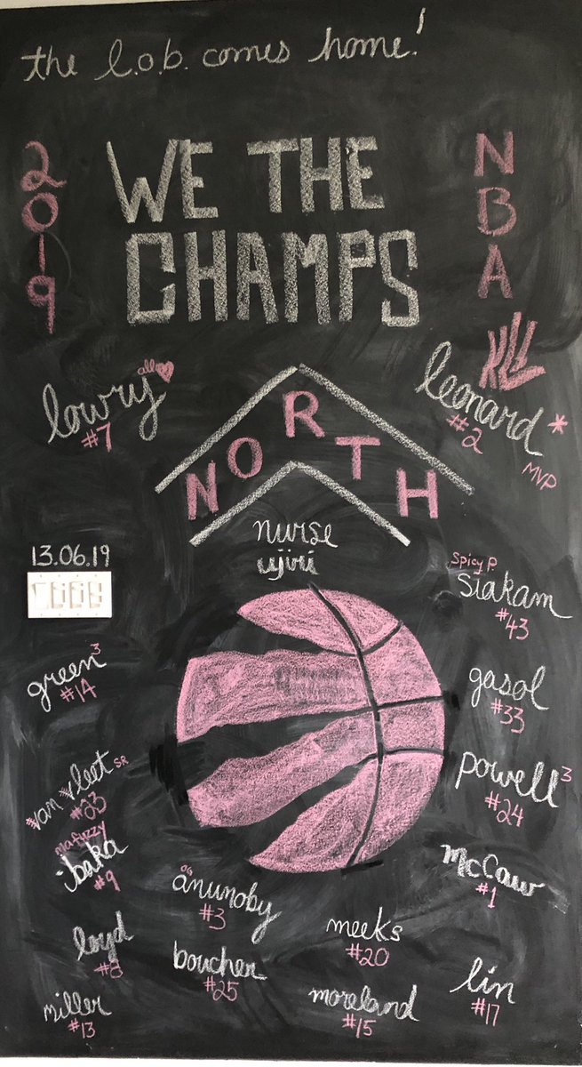 markdragichrph's tweet photo. Celebrating the Champs (2019)! Thank you for the memories. #NBAChamps2019 #Raptors @Raptors @Klow7 @kawhileonard @FredVanVleet  @pskills43 https://t.co/sO2SIUv9Tw