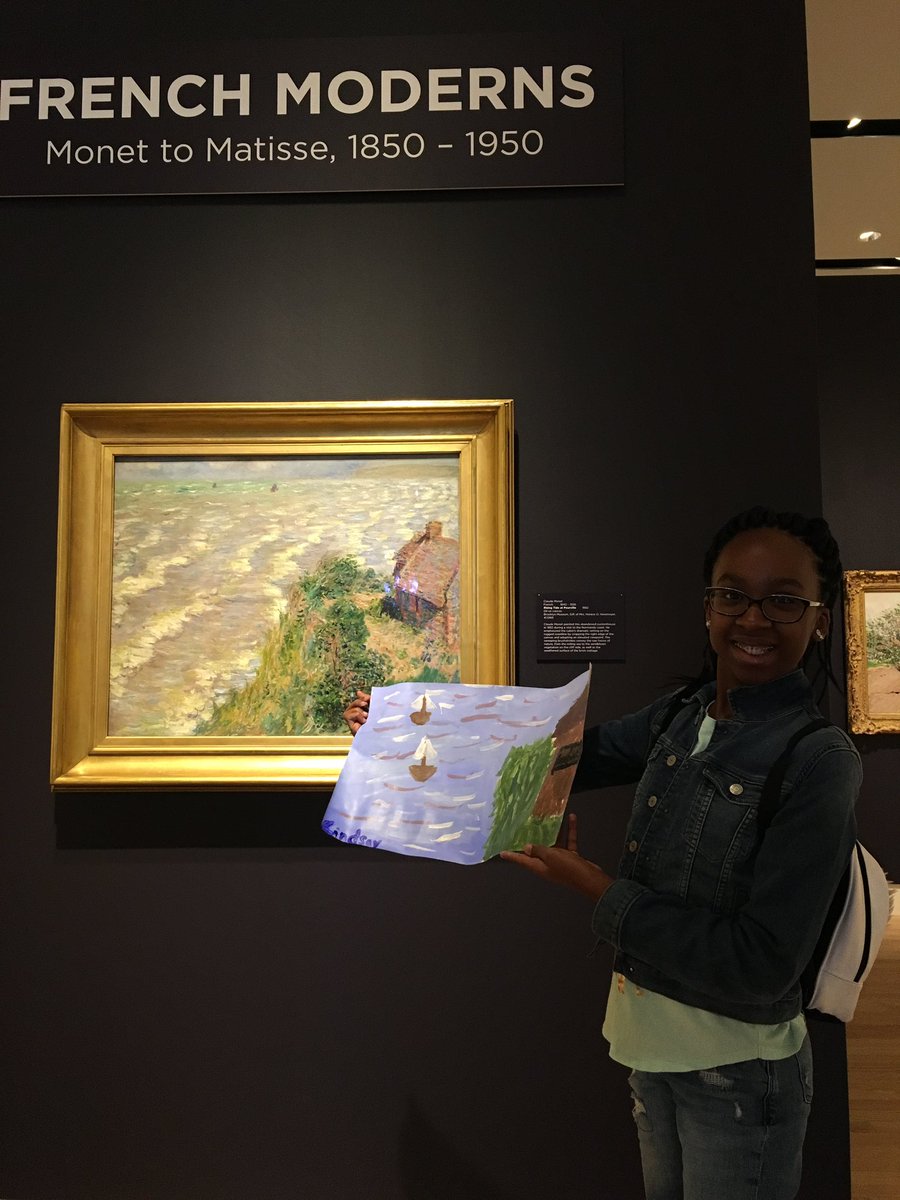 CummerMuseum's tweet photo. In today’s Art Adventures class, young artists created their own paintings inspired by our French Moderns exhibition! #SummerAtTheCummer https://t.co/uIY0du8osx