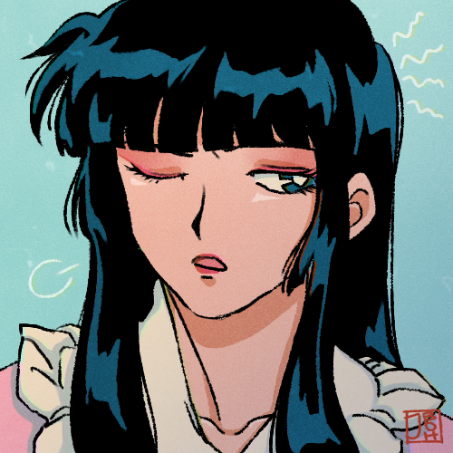 smepoh's tweet photo. and now for something that is a complete departure from my usual style... some quick practice of a 90s-esque style with kaguya

#東方 #東方project #蓬莱山輝夜 https://t.co/sf1ESW8cxM