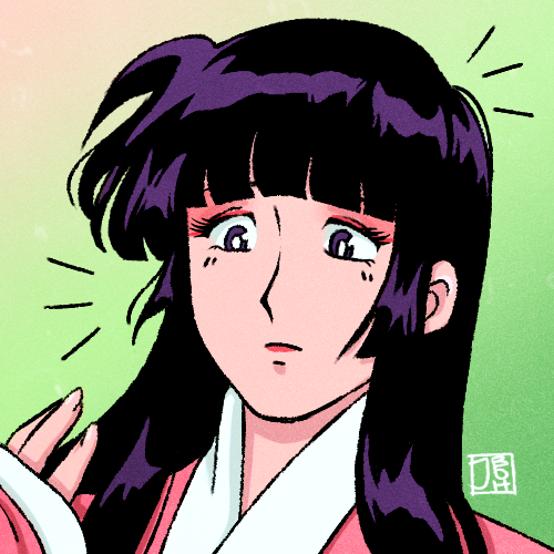 smepoh's tweet photo. and now for something that is a complete departure from my usual style... some quick practice of a 90s-esque style with kaguya

#東方 #東方project #蓬莱山輝夜 https://t.co/sf1ESW8cxM
