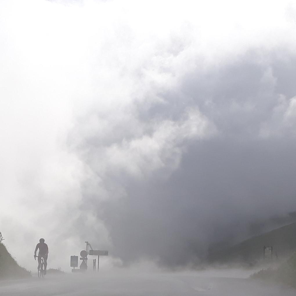 LaVieEnVelo's tweet photo. Col de Peyresourde on a misty day
@thefreerangechalet.
#cycling #cyclingholiday #cyclinglife #outsideisfree #mycyclingweekend #roadslikethese #ridewithmates #roadstoride #cyclingpyrenees #rain #gohard https://t.co/t01KjetKEJ