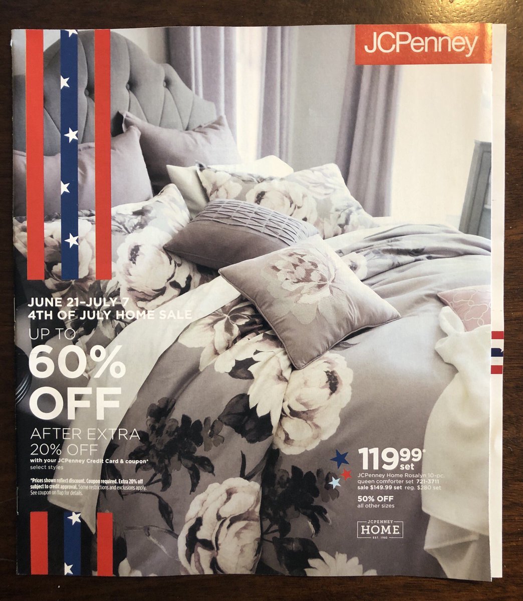 PaulWHankins's tweet photo. Here is the JC Penny circular that came today. Boom! 20+ new words (half of a standard 54 block set) big-sized words with great background colors. They’re not “blocked” yet, but, I arranged these into a poem for you too! #BlockheadPoet #BlockheadPoetry #Room407 #THIS407 https://t.co/CbK8mMVzNP