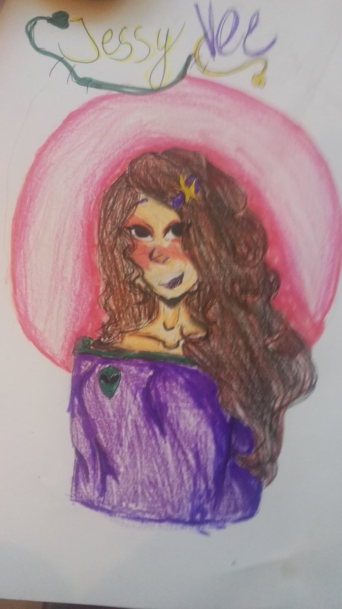 DatLady2's tweet image. I drew @JessiiVee. And yes I am aware that I spelled her name wrong 😅😅😅😅😅