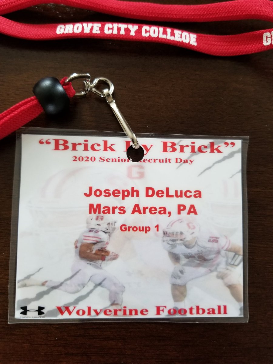 Joseph_DeLuca20's tweet photo. Thank you @CoachBaney , Coach DiDonato &amp; the entire @GCC_FB  staff for having me today at the GCC Football 2020 Senior Recruit Day. I learned so much more about the program &amp; enjoyed the day. Brick by Brick!
@THEPROCESSFball 
@THEPROCESSmark 
@THEPROCESSCorey
@THEPROCESSNick https://t.co/N0j5ByOgFZ