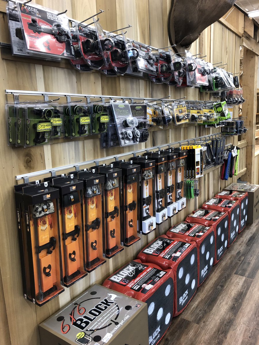 SladeFancher's tweet photo. We definitely have the widest variety of archery accessories @OwensOutfitters! Itโs never to early to knock the dust off the ole #stickNstring and start shooting! Come see us for all your upgrades and Pro Shop needs! https://t.co/CCpTW8STq5