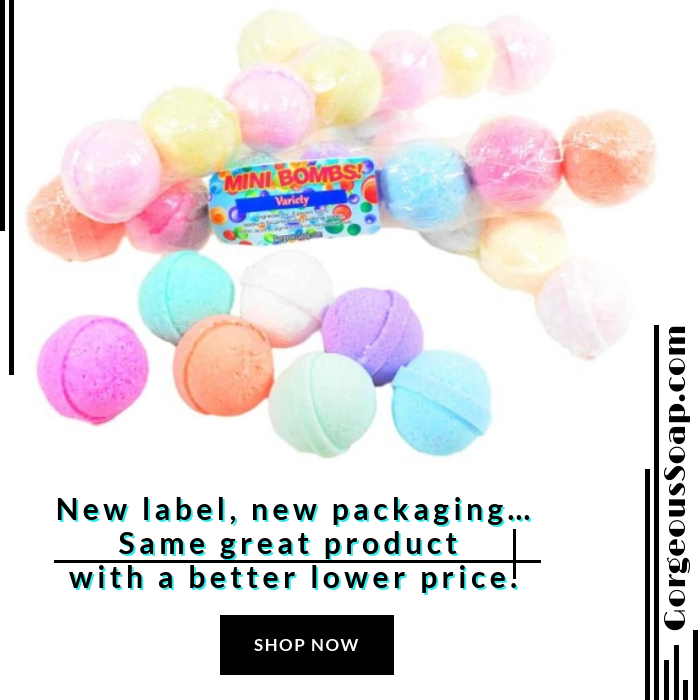 New label, new packaging… Same great product with a better lower price at GorgeousSoap.com

#spa #mini #minibathbomb #minibathbombs #bath #bathbomb #bathbombs #bathtime #bathsalts #bathtimefun #bathfizzies #bathfizzy #handmade #homemade #bathandbody #bathprod..