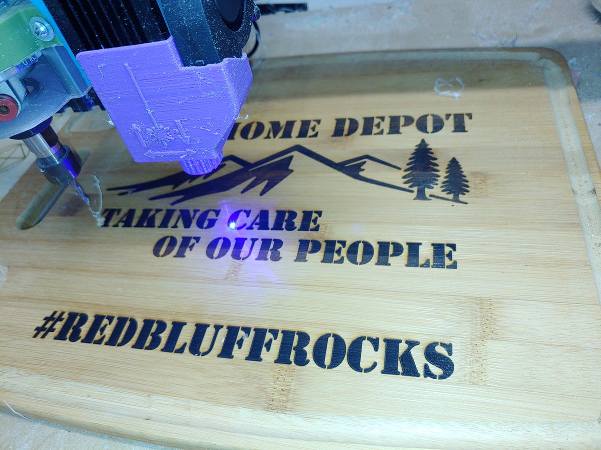 barr_jerry (@barr_jerry) on Twitter photo When your store does a ton of cooking for the crew, you have a laser, and they need a new cutting board. #redbluffrocks #d51domination When your store does a ton of cooking for the crew, you have a laser, and they need a new cutting board. #redbluffrocks #d51domination