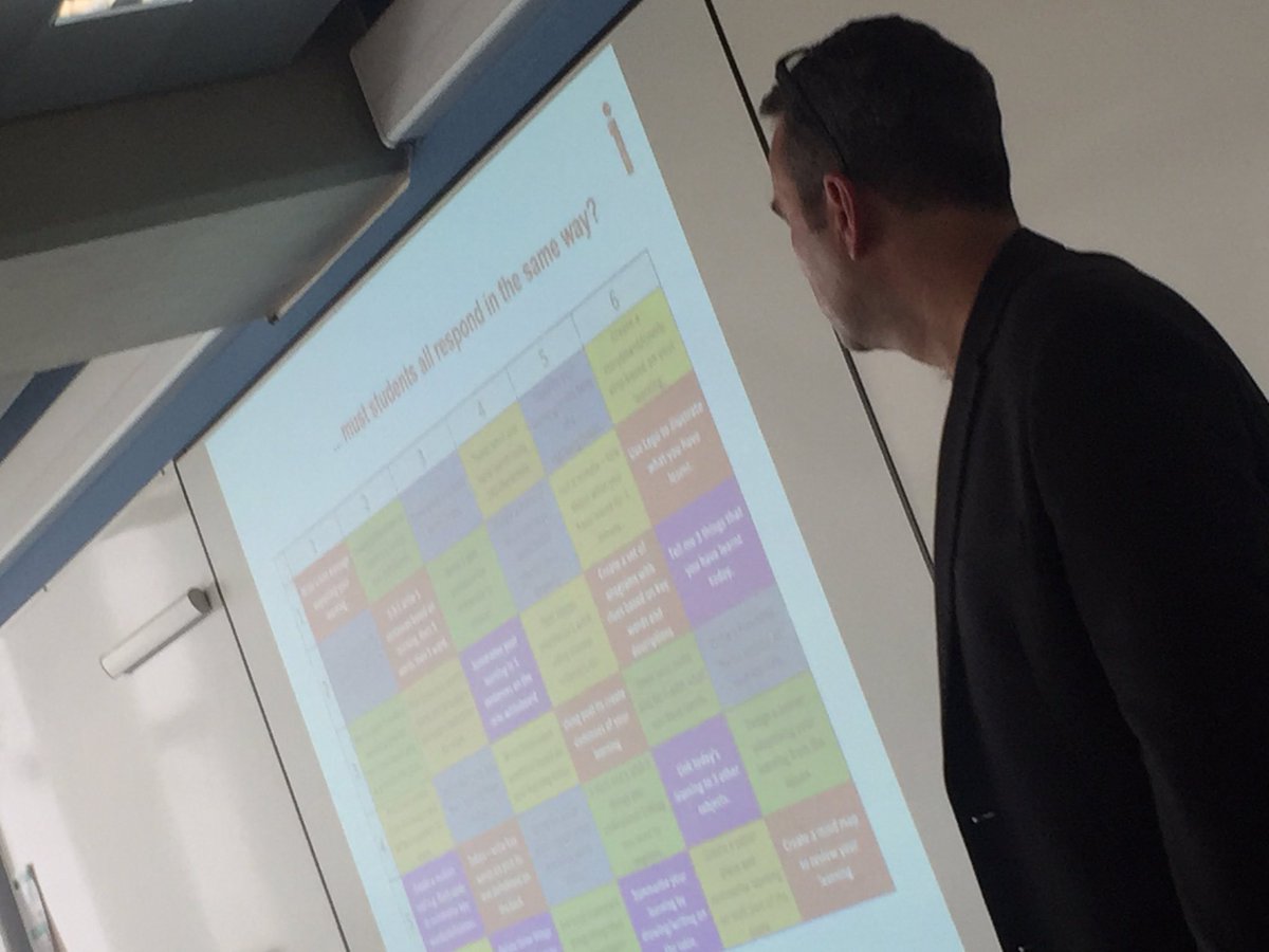 Why do students have to respond in the same way? asks @MartinIllingwor @HallamEdFest #acurriculumofhope There are so so many different ways learners can show you what they know!! #yesyesyes #loveit Martin!! 👍👍👍😁@RhythmicalMike #HallamEDFest