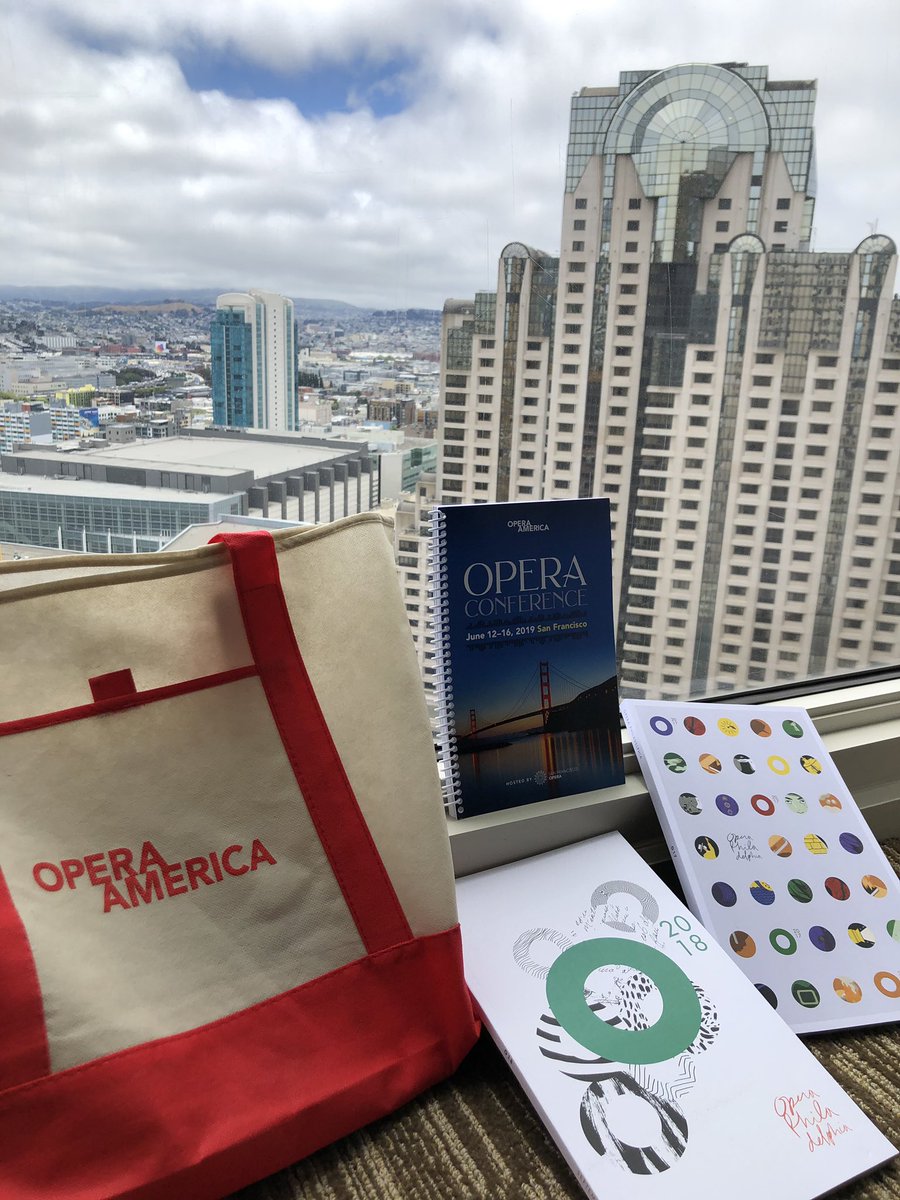 OperaPhila's tweet photo. We’re having a tremendous time speaking with colleagues about deepening civic practice and examining operatic traditions at the @OPERAAmerica #operaconf. Big thanks to our hosts @SFOpera https://t.co/aTAwuYDb15