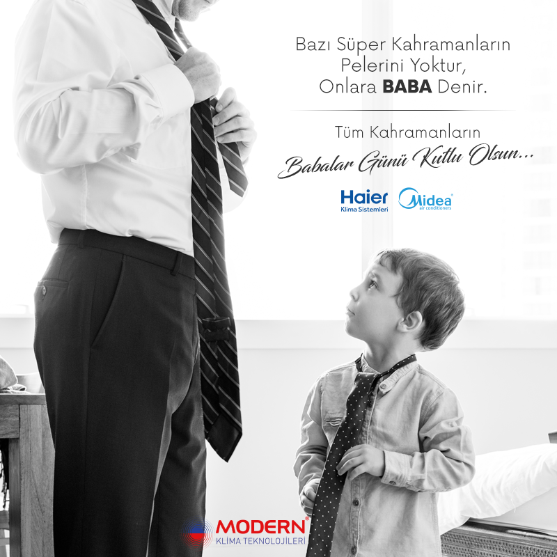 modernklima's tweet image. Bazı süper kahramanların pelerini yoktur, onlara BABA denir. Tüm kahramanların babalar günü kutlu olsun...

#babalargünü #modernklima