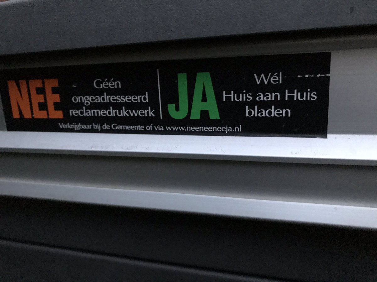 Je zult maar zo’n sticker op je brievenbus hebben zitten en in Voorthuizen of buitenaf wonen. Dan heb je pech. Dan krijg je namelijk dit weekend de uitnodiging niet voor het feest van de Openluchtdienst. Je bent ook dan welkom op 23 juni om 10.00 uur!!
