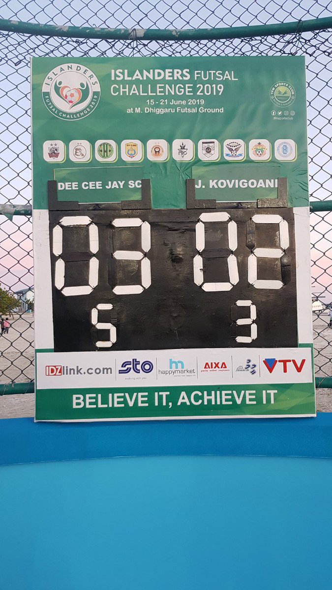 tfmsportsclub's tweet photo. #IFC2019 
#DAY_1 
@deeceejayyyy 3 VS #Kovigoani 2 @FutballClubTeam

https://t.co/q150Q0wAI1 @stoplc #HappyMarket #Aixa #dhiggaru_council #Meemu_Atoll_Council @DHIGGARUSCHOOL @MaldivesFA @MeemuMv @Mihaarunews @vaavu @VSportsmv #DZJ 

#WOMEN_EMPOWERMENT 

#Believe_it_Achieve_it https://t.co/4ztAoR0IXH