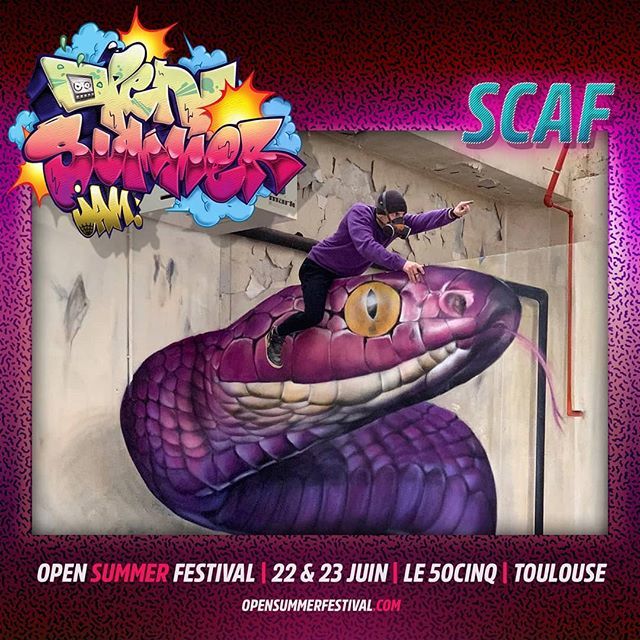 50cinq's tweet photo. OSF 2019 👉 @scaf_oner - Nancy (FR) -----
#osf2019 #OpenSummerFestival #opensummerjam 
#graffitifestival #graffitijam#graffitiwall https://t.co/gSIB8N64lp https://t.co/yT4oMM1Z7R